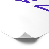 Wil het doen Ping Pong Poster (Hoek)