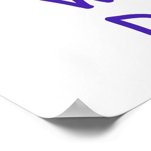 Wil het doen Ping Pong Poster (Hoek)