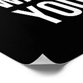 Wil het voor jezelf - Gym, Hustle, Succes Poster (Hoek)