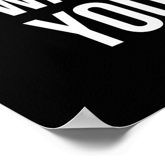 Wil het voor jezelf - Gym, Hustle, Succes Poster (Hoek)