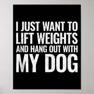 Wil Honden Aaien Grappig Geschenk Voor Dierenliefh Poster
