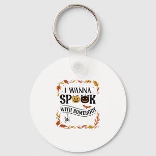 Wil iemand bang maken Halloween Pompoenen Spin Bat Sleutelhanger