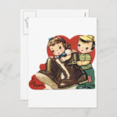 Wil ik dat je mijn Valentijn bent? Feestdagenkaart (Voorkant / Achterkant)