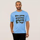 Wil je afspreken? Grappige visheren T-shirt (Voorkant volledig)