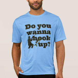 Wil je afspreken? Grappige visheren T-shirt