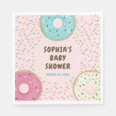 Wil je Baby shower Napkins missen? Servet (Voorkant)