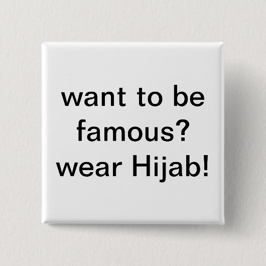 Wil je beroemd zijn? Button (Voorkant)