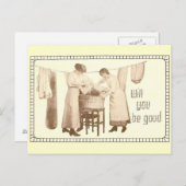 Wil je... briefkaart (Voorkant / Achterkant)