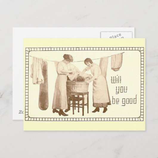 Wil je... briefkaart (Voorkant / Achterkant)