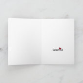 Wil je brutaal tegen me zijn, Valentijnsdag Monkey Kaart (Binnen)