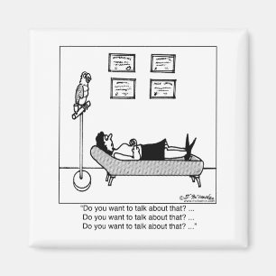 Wil je daar over praten? magneet