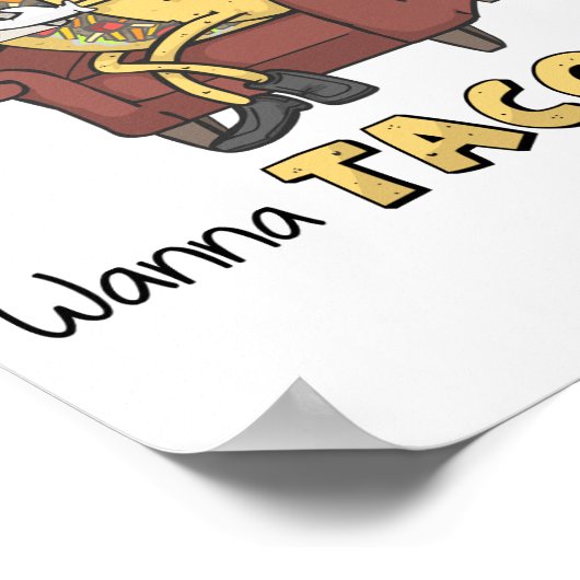 Wil je dat met TACO? Poster (Hoek)