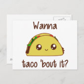 Wil je dat Taco het uitdeelt? Briefkaart (Voorkant / Achterkant)