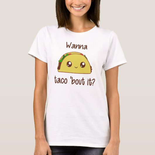 Wil je dat Taco het uitdeelt? T-shirt (Voorkant)