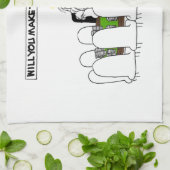 Wil je de laatste tafel maken? theedoek (Gevouwen)