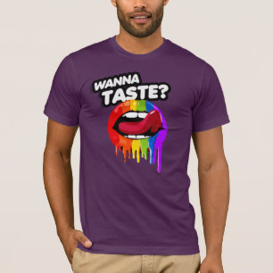 Wil je de regenboog proeven t-shirt