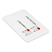 Wil je dit? /  ASCII-tekstkunst Magneet (Rechterzijde)