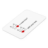 Wil je dit? /  ASCII-tekstkunst Magneet (Linkerzijde)