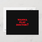 WIL JE DOCTOR SPELEN? BRIEFKAART (Voorkant / Achterkant)