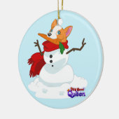 Wil je een...Corgi bouwen? Keramisch Ornament (Links)
