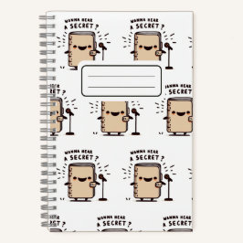 Wil je een geheim horen? Standup Comedy Notitieboe Notitieboek