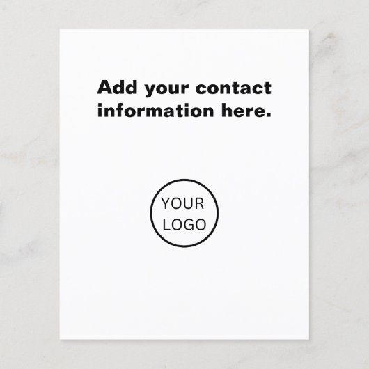 Wil je een huis kopen? Makelaar in onroerend goed Flyer (Achterkant)