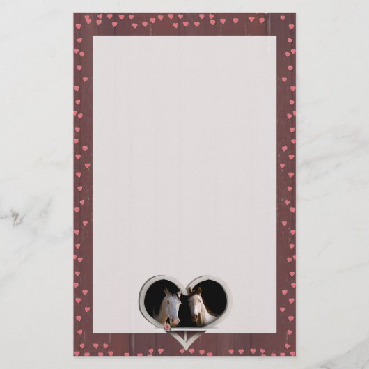 Wil je een paard rond? briefpapier (Voorkant)