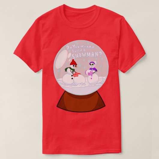 Wil je een Snowman T-shirt maken? (Design voorkant)