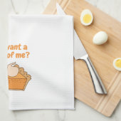 Wil je een stuk van mij? Pumpkin Pie Theedoek (Quarter Fold)