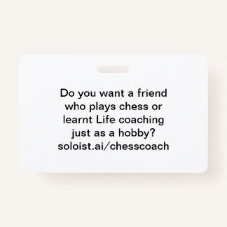 Wil je een vriend? badge