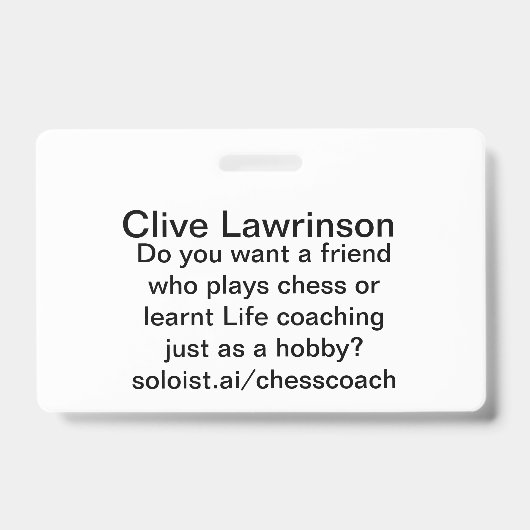 Wil je een vriend? badge (Front)