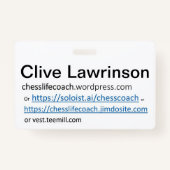 Wil je een vriend? badge (Achterkant)