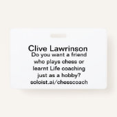 Wil je een vriend? badge (Voorkant)