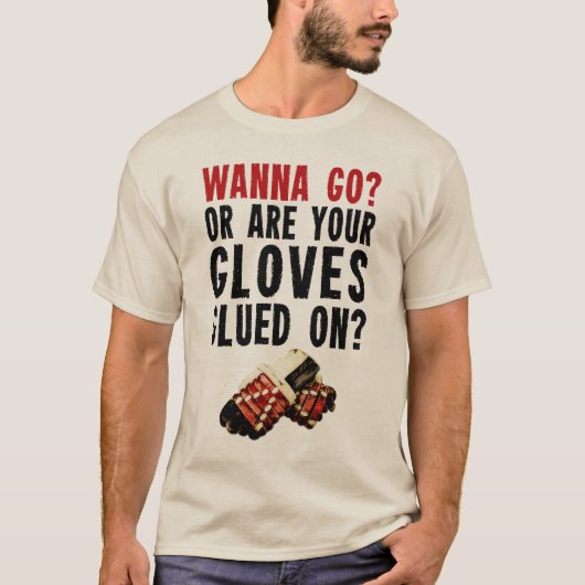 Wil je gaan? Hockey Enforcer T-shirt (Voorkant)