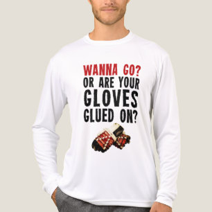 Wil je gaan? Hockey Enforcer Tri-Blend Shirt