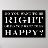 Wil je gelijk of blij zijn? 002 poster (Voorkant)