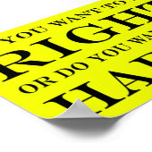 Wil je gelijk of blij zijn? 015 poster (Hoek)