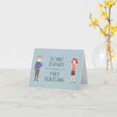 Wil je Hallo zeggen van een sociale afstands kaart (Gele Bloem)