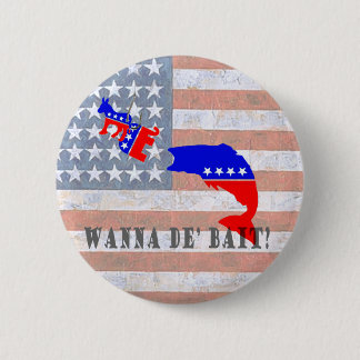 Wil je het aas? ronde button 5,7 cm