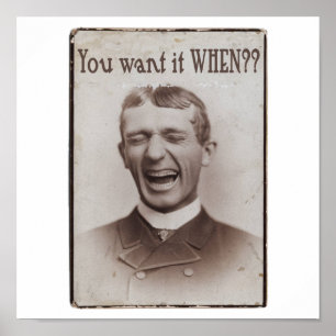 Wil je het als je het wilt? poster