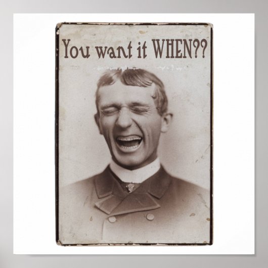 Wil je het als je het wilt? poster (Voorkant)