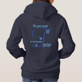 Wil je het echte T-shirt? Hoodie (Achterkant)