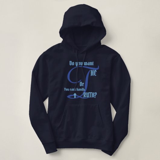Wil je het echte T-shirt? Hoodie (Design voorkant)