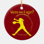 WIL JE HET NOG EENS ZIEN? KERAMISCH ORNAMENT (Achterkant)