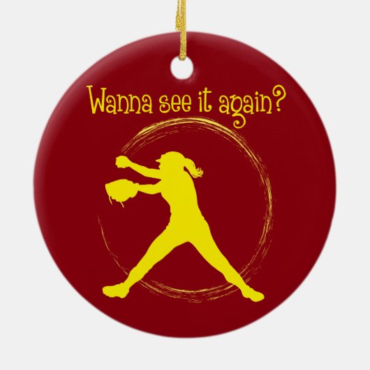 WIL JE HET NOG EENS ZIEN? KERAMISCH ORNAMENT (Achterkant)