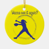 WIL JE HET NOG EENS ZIEN? KERAMISCH ORNAMENT (Voorkant)