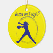 WIL JE HET NOG EENS ZIEN? KERAMISCH ORNAMENT (Links)