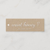 Wil je honing? Kraft Honeybee Imker Label (Voorkant)