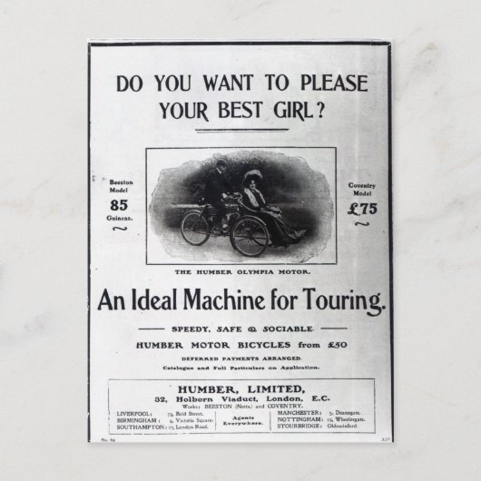 Wil je je beste meisje behagen? briefkaart (Voorkant)