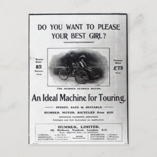 Wil je je beste meisje behagen? briefkaart